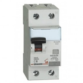 Bticino thermomagnetic differential switch 6A...