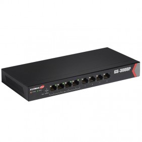 Edimax Web Managed Switch 8GBE 72W avec 4 ports...