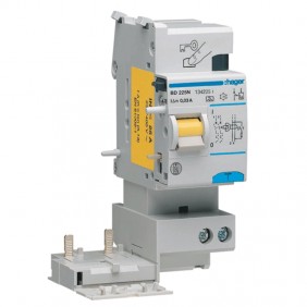 Hager FI-Block 2P 25A 30mA A 2 Module BD225N