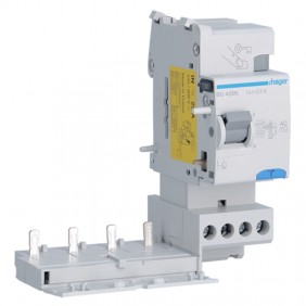 Bloqueo diferencial Hager 4P 25A 500mA AC 2...