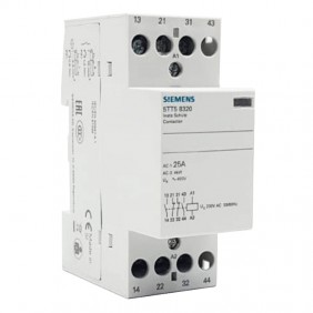Contactor Siemens 25A 2NA+2NC 230V/CA 2 módulos...