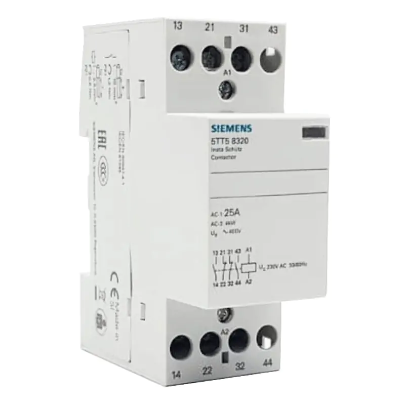 Contattore Siemens 25A 2NA+2NC 230VCA 2 Moduli