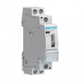 Contactor Hager 25A 2NA 230VAC 1 módulo...