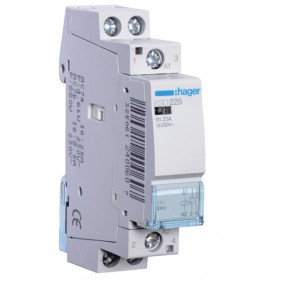 Contactor Hager 25A 2NA 24VAC ECO 1 módulo ESD225
