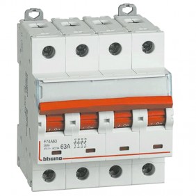 Bticino accessory isolator 4P 63A 4 modules F74A63