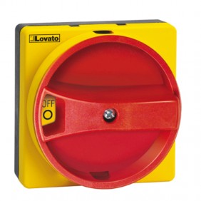 IP65 padlockable Lovato handle for GA series GAX61