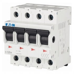 Eaton 125A 4-pole 4-module disconnect switch...