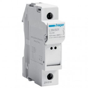 Hager 32A 1-poliger Sicherungstrenner 10,3X38 1...
