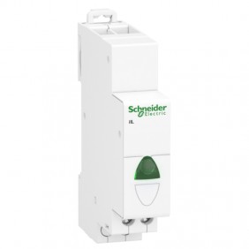Lampe témoin Schneider 1 module 110/230V verte...