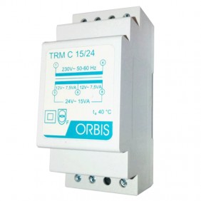 Transformateur modulaire Orbis 15VA 230/12-24V...