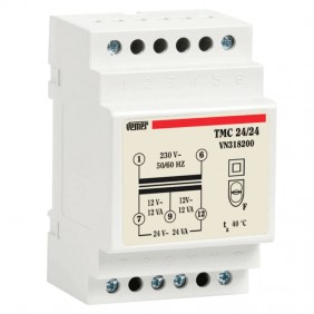 Vemer trasformatore modulare 24VA 12/24V 3M...