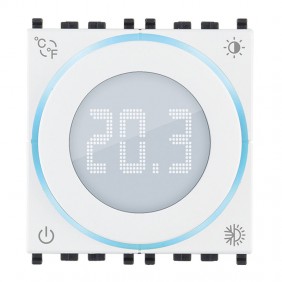 Vimar 2-Modul-Drehthermostat mit Bildschirm...