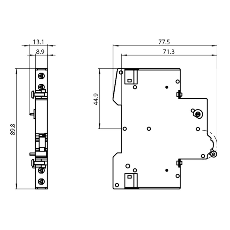 Contatto Ausiliario ABB Per Serie COMPACT G2C-S/H6 L+R 2CDS200932R0001