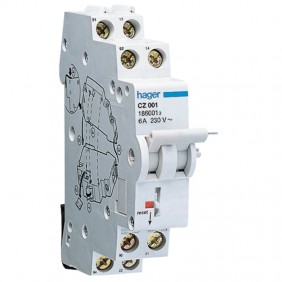 Contacto auxiliar Hager para interruptor...