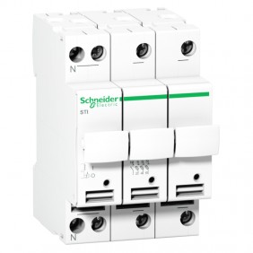 Schneider-Sicherungshalter 3P+N 32A 10.3X38 3...