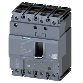 Interruttore scatolato Siemens 3VA1 100A 4 poli...