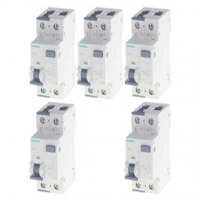Siemens Kit FI- und LS Schalter 16A 1P+N 30MA...
