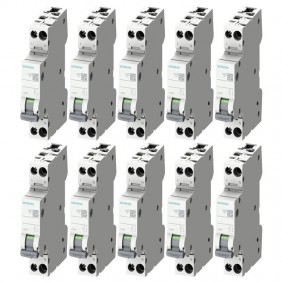 Kit interrupteurs magnétothermiques Siemens 6A...
