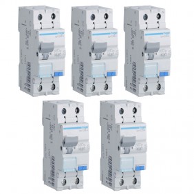 Residual current circuit breaker kit Hager 1P+N...