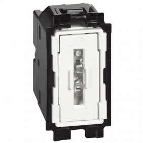 Bouton dans l'ouverture Bticino Living Now 1P...