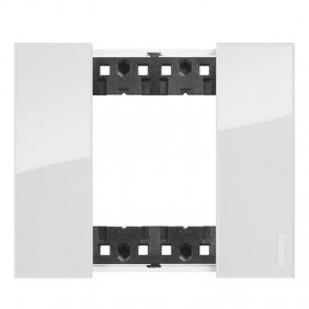 Bticino Platte Living Now 2 Module Farbe: Eis...