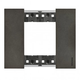 Placca Bticino Living Now 2 moduli colore Space...