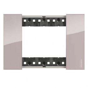 Bticino Living Now Plate 3 Modules color aura...