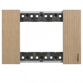 Bticino Living Now Plate 3 Modules color oak...