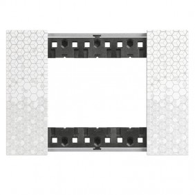 Bticino Living Now Plate 3 Modules color Pixels...