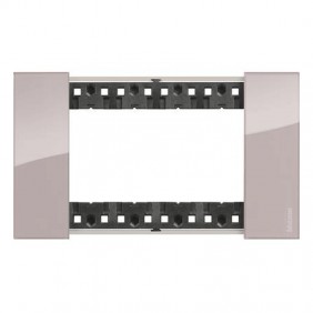 Bticino Living Now Plate 4 Modules color Aura...