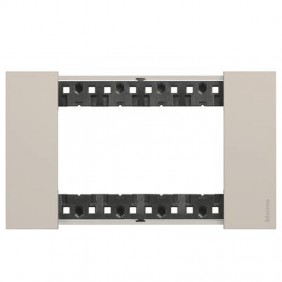 Bticino Living Now plate 4 modules sand colour...