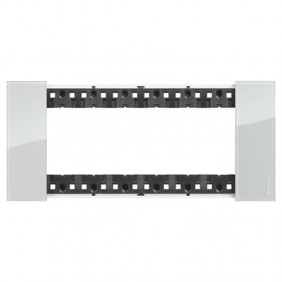 Placca Bticino Living Now 6 moduli colore Sky...