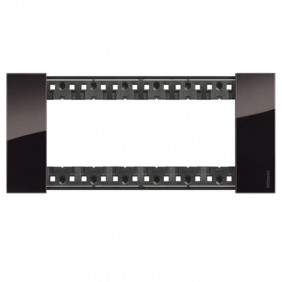 Placca Bticino Living Now 6 moduli colore Notte...