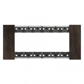 Placca Bticino Living Now 6 moduli colore legno...