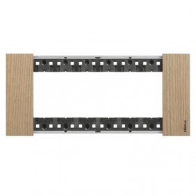 Bticino Living Now Plate 6 Modules color Oak...