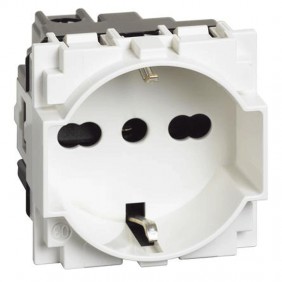 Bticino Living Now Schuko socket 10/16A white...