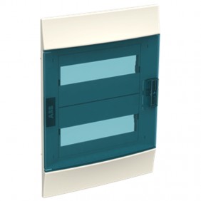 Tableau d'encastrement ABB 24 modules IP41 bleu...