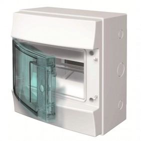 Abb-Schaltschrank wandmontiert grau 8 Module...