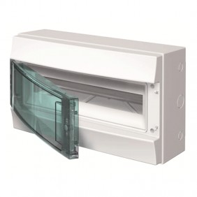 Abb Wandverteiler grau 18 Module mit Tür IP65...