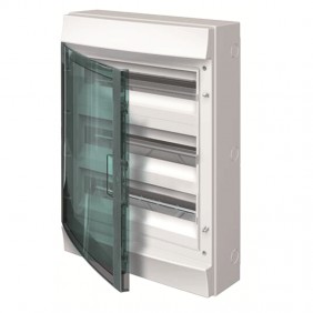 Abb Wandverteiler grau 54 Module mit Tür IP65...