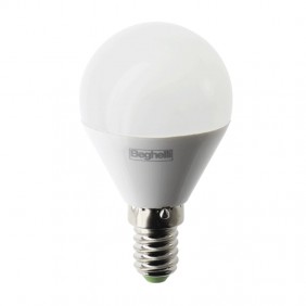 Lampadina Beghelli Sfera LED E14 5W 3000K luce...