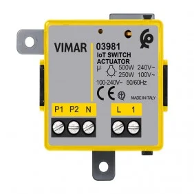 Modulo relè Vimar connesso View Wireless IoT 03981