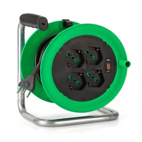 Fanton 20 m Kabeltrommel mit 4 Steckdosen und...