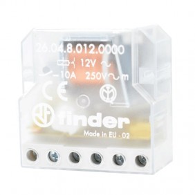 Finder 12v pulse switch relay FIN26048012