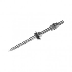 Tornillo de doble rosca con junta de EPDM M12...