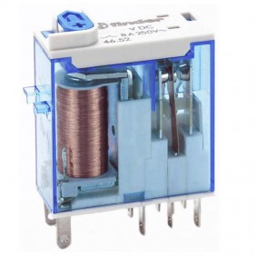 Mini relais industriel Finder coil 24V DC 8A...