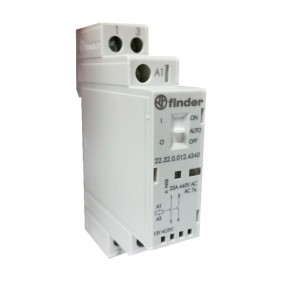 Modulares Schütz Finder 25A 2NO 12VAC/DC 1...
