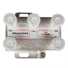 Divisor Fracarro de 4 vías PA4 280702