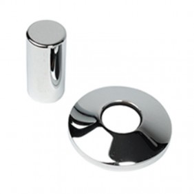 Rosace et capuchon Giacomini chromés RM173...