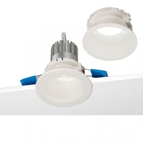 Spot encastré rond LED Nobile 8.5W 3000K double...